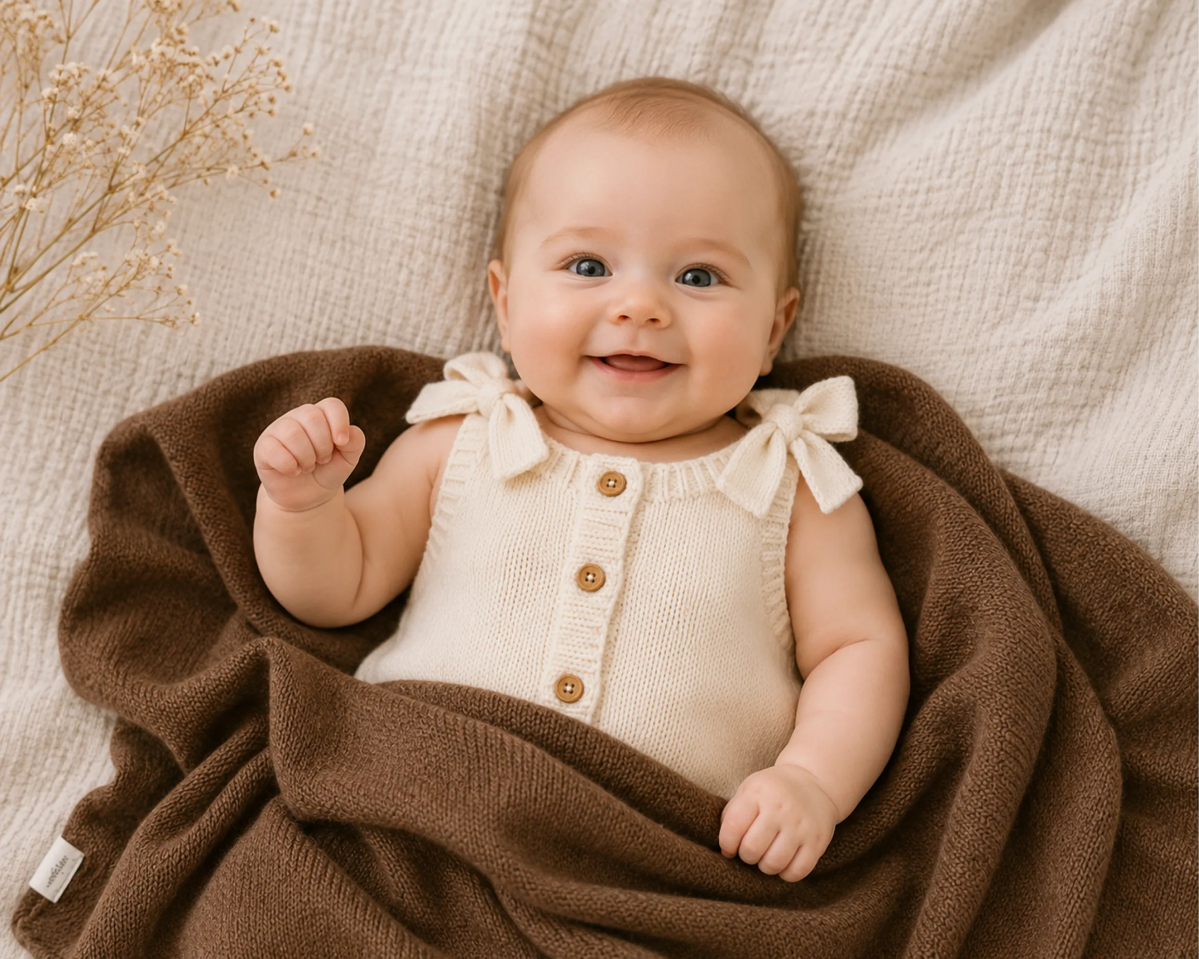 Classic Knit Baby Blanket