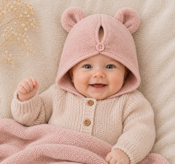 Dusty Rose - Hooded towel