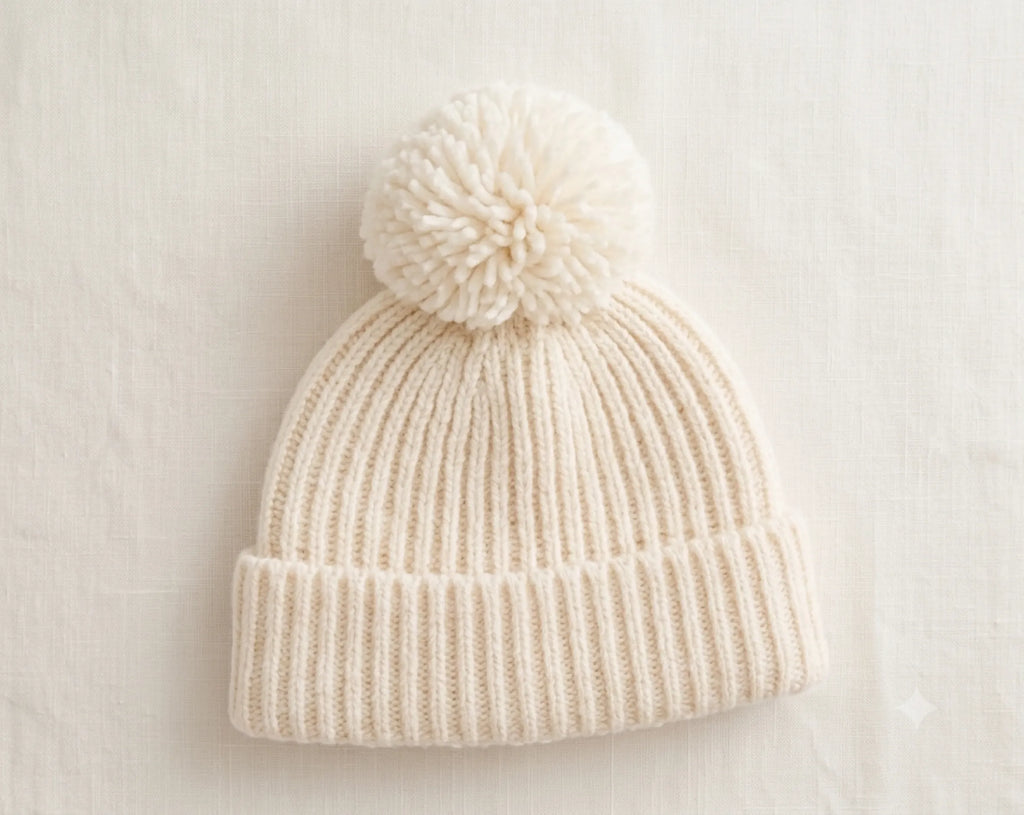 Pom Pom Knit Beanie