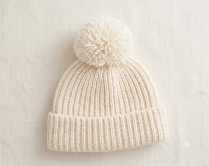 Pom Pom Knit Beanie
