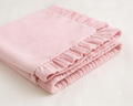 Ruffle Knit Baby Blanket
