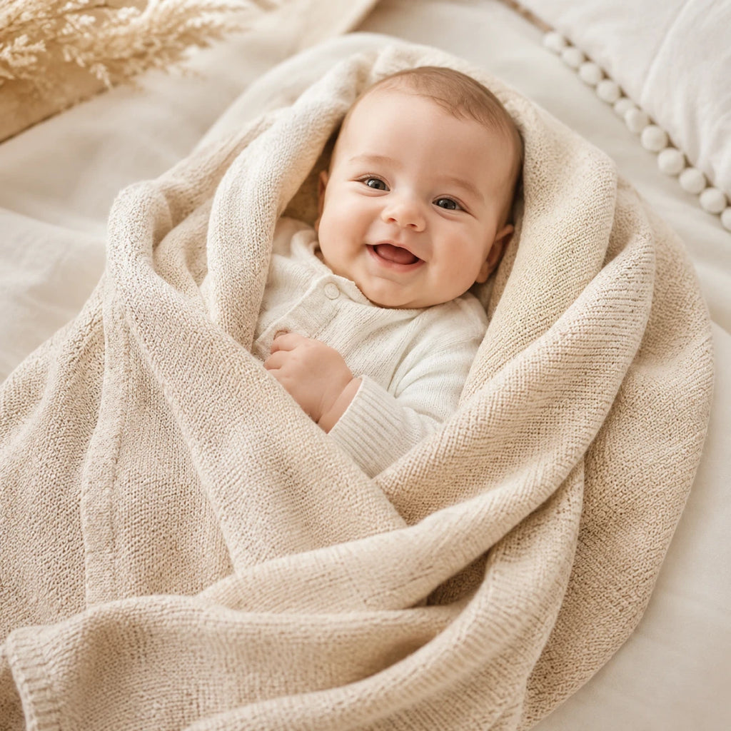 Classic Knit Baby Blanket