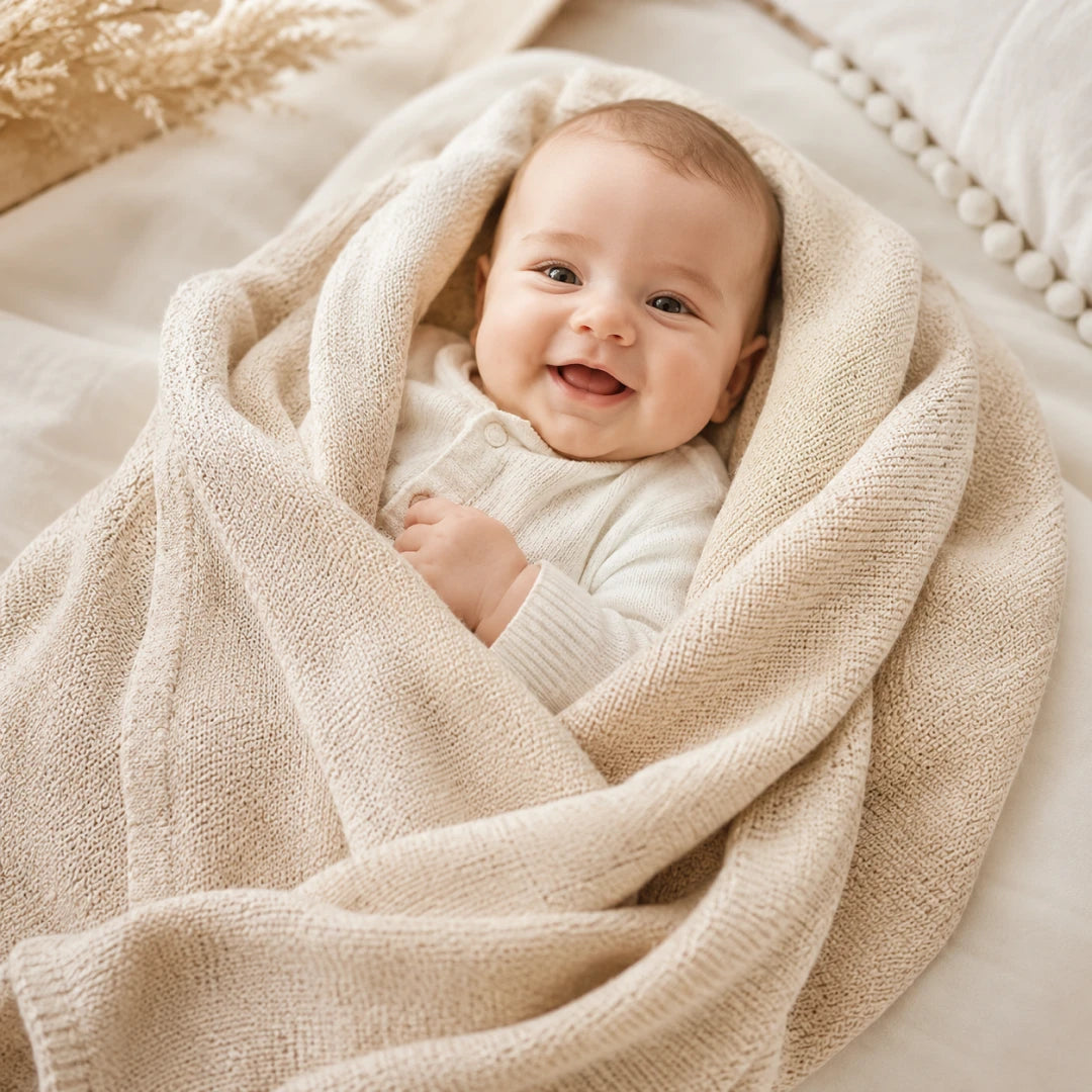 Classic Knit Baby Blanket