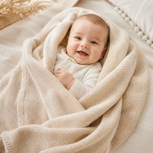 Classic Knit Baby Blanket